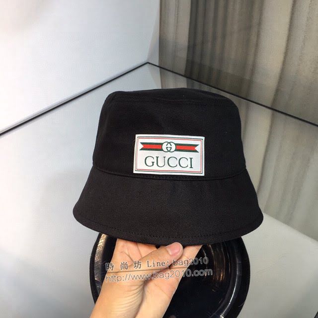 Gucci男女同款帽子 古馳經典漁夫帽遮陽帽  mm1520